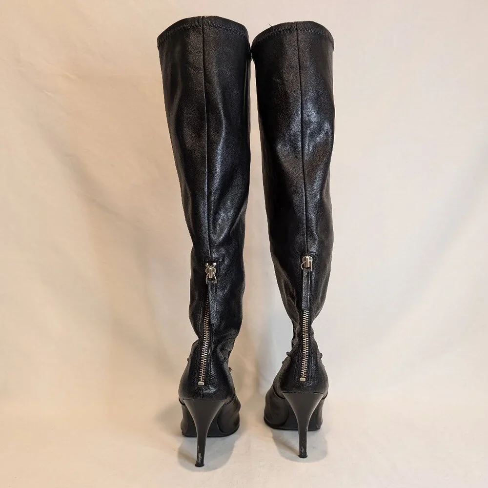 Nine West Fairvinda Women’s Knee High Pointy Toe Stiletto Heel Boots - Picture 6 of 8